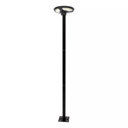 Soldrevet LED gadelampe med sensor LED/7,5W/3,2V IP65 4000K 15000 mAh + fjernbetjening
