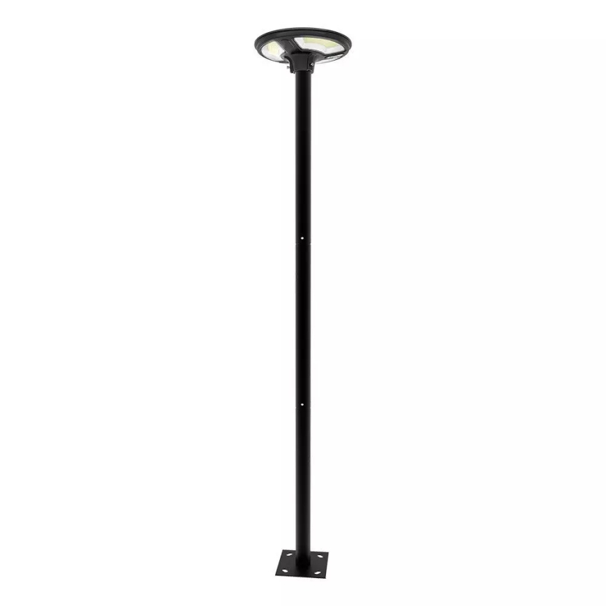 Soldrevet LED gadelampe med sensor LED/7,5W/3,2V IP65 4000K 15000 mAh + fjernbetjening