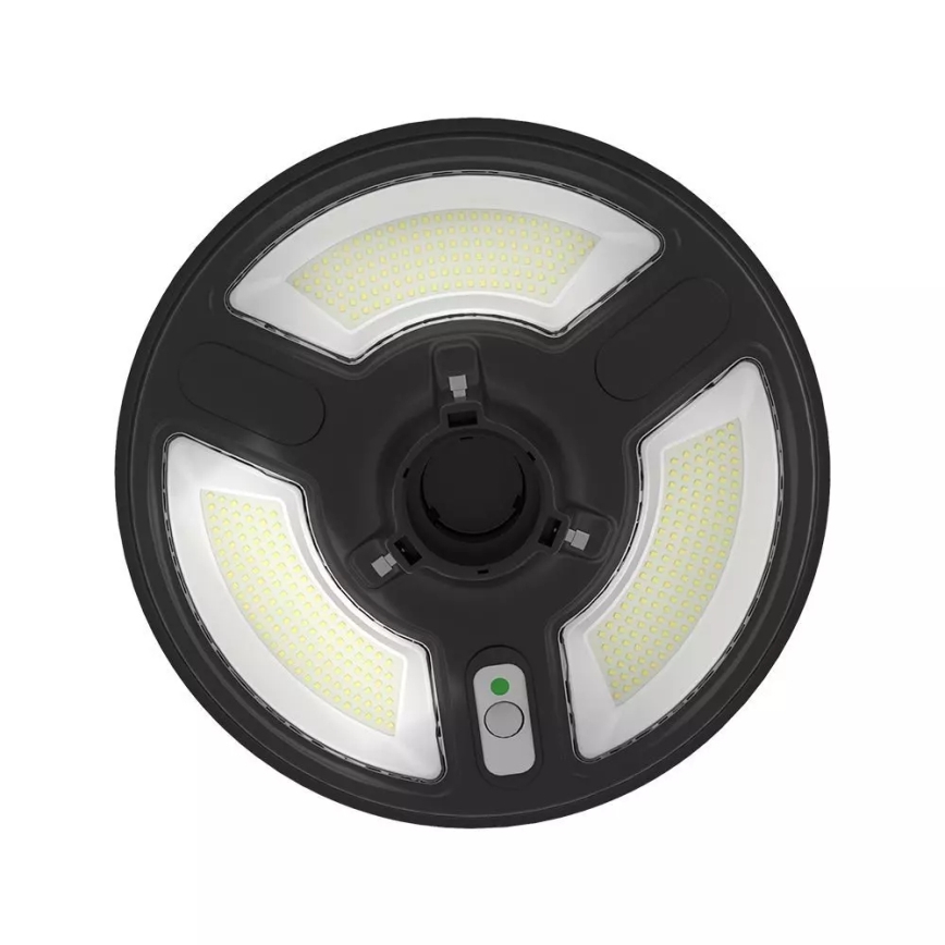 Soldrevet LED gadelampe med sensor LED/7,5W/3,2V IP65 4000K 15000 mAh + fjernbetjening