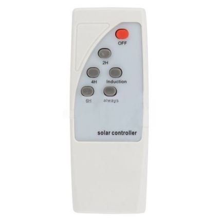 Soldrevet LED gadelampe med sensor LED/7,5W/3,2V IP65 4000K + fjernbetjening