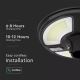 Soldrevet LED gadelampe med sensor LED/7,5W/3,2V IP65 4000K + fjernbetjening