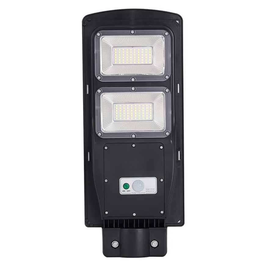 Soldrevet LED gadelampe med sensor STREET 2xLED/6W/3,2V 12000 mAh IP65 + fjernbetjening