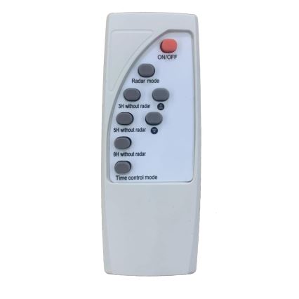 Soldrevet LED gadelampe med sensor STREET LED/10W/3,2V IP65 + fjernbetjening