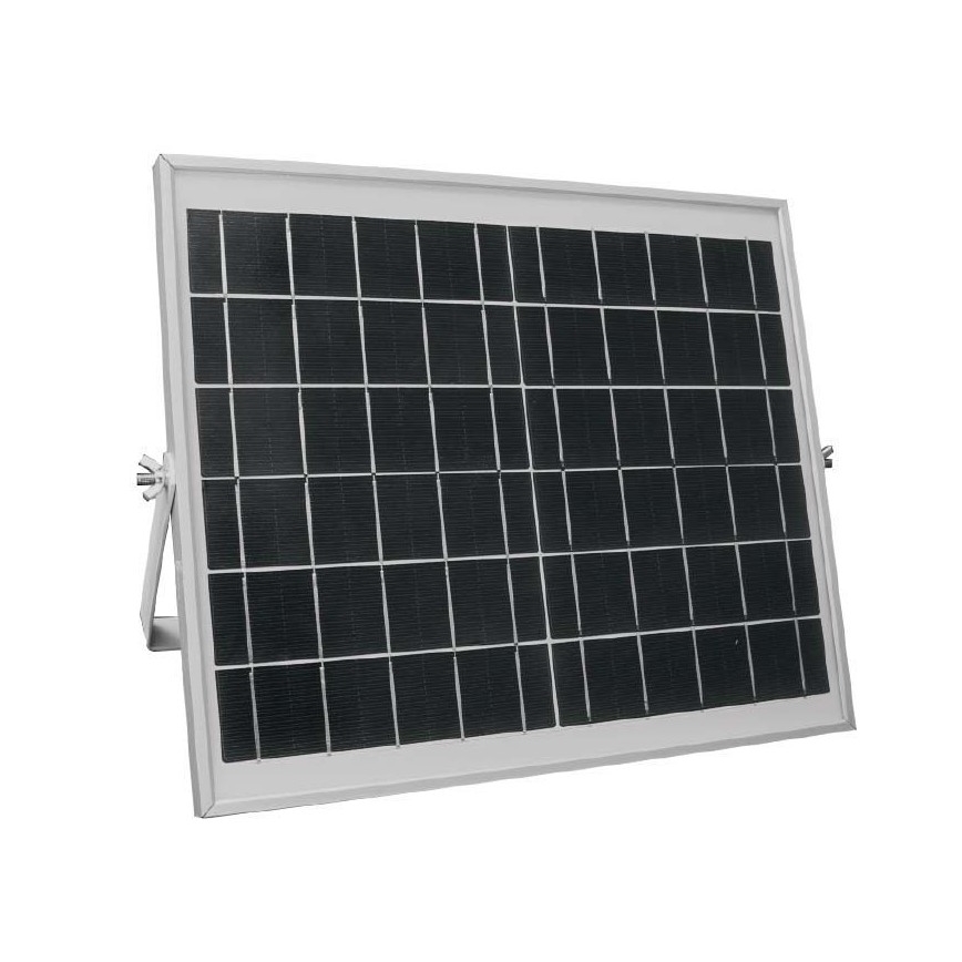 Soldrevet LED gadelampe dæmpbar SAMSUNG CHIP LED/50W/6,4V 4000K IP65 30000 mAh + fjernbetjening