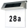 Soldrevet LED husnummer LED/2x0,07W/2,4V 1200 mAh IP44