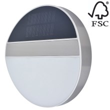 Soldrevet LED husnummer LED/3x0,1W/2,4V IP44 - FSC-certificeret