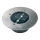 Soldrevet LED indbygningslampe med sensor LED/0,12W/2xAAA IP67 rustfri ring