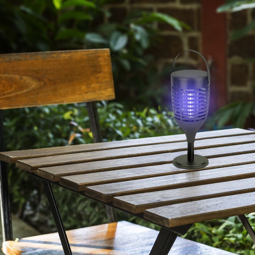 Soldrevet LED insektzapper 3-i-1 LED/1,3W/3,7V IP24 20 mm 2200 mAh