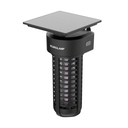 Soldrevet LED insektzapper LED/4W/3,7V 1800 mAh IPX4 20 m²