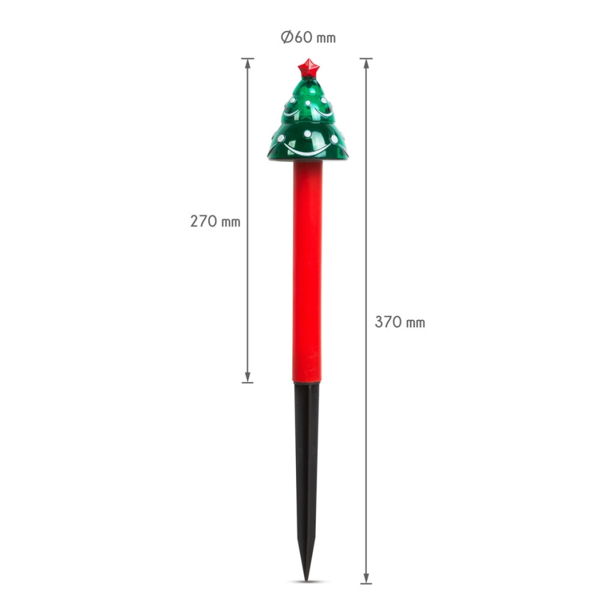 Soldrevet LED julelampe LED/1,2V IP44 juletræ