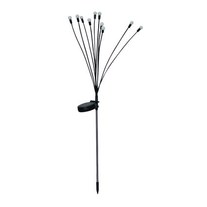 Soldrevet LED lampe 10xLED/1,2V 3000K 73 cm 600 mAh IP44