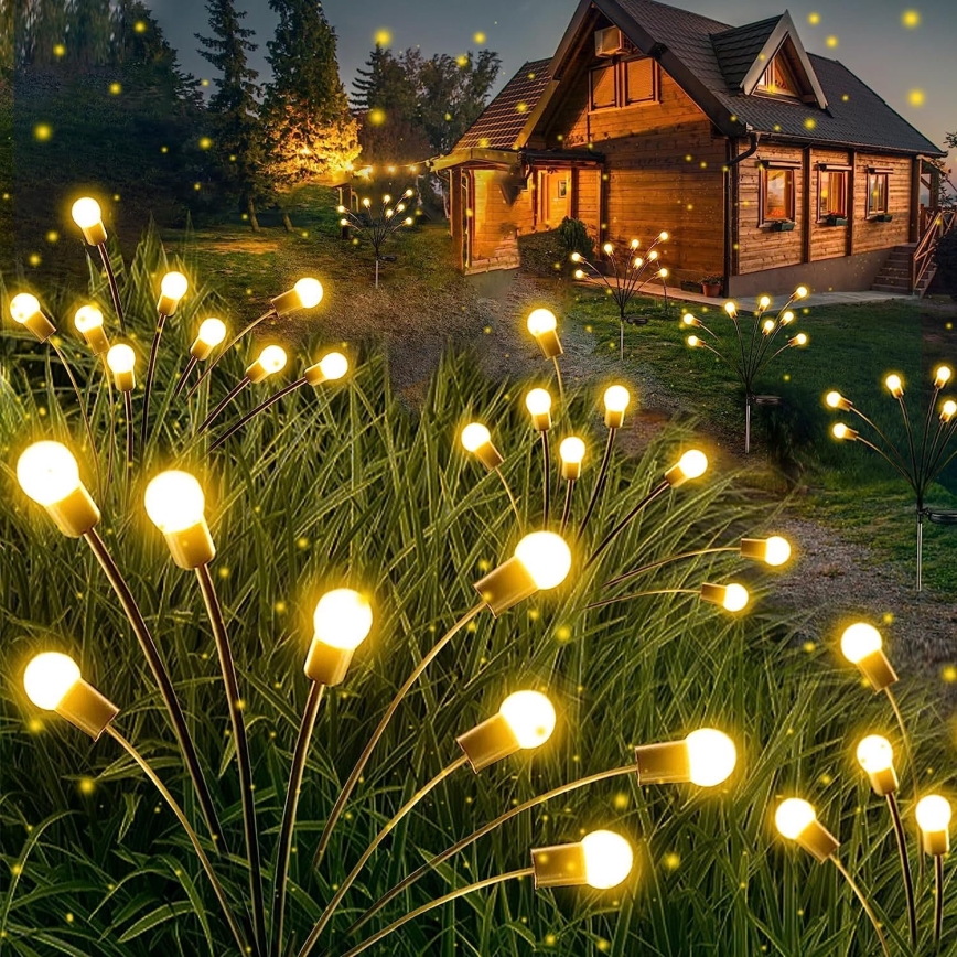 Soldrevet LED lampe 10xLED/1,2V 3000K 73 cm 600 mAh IP44