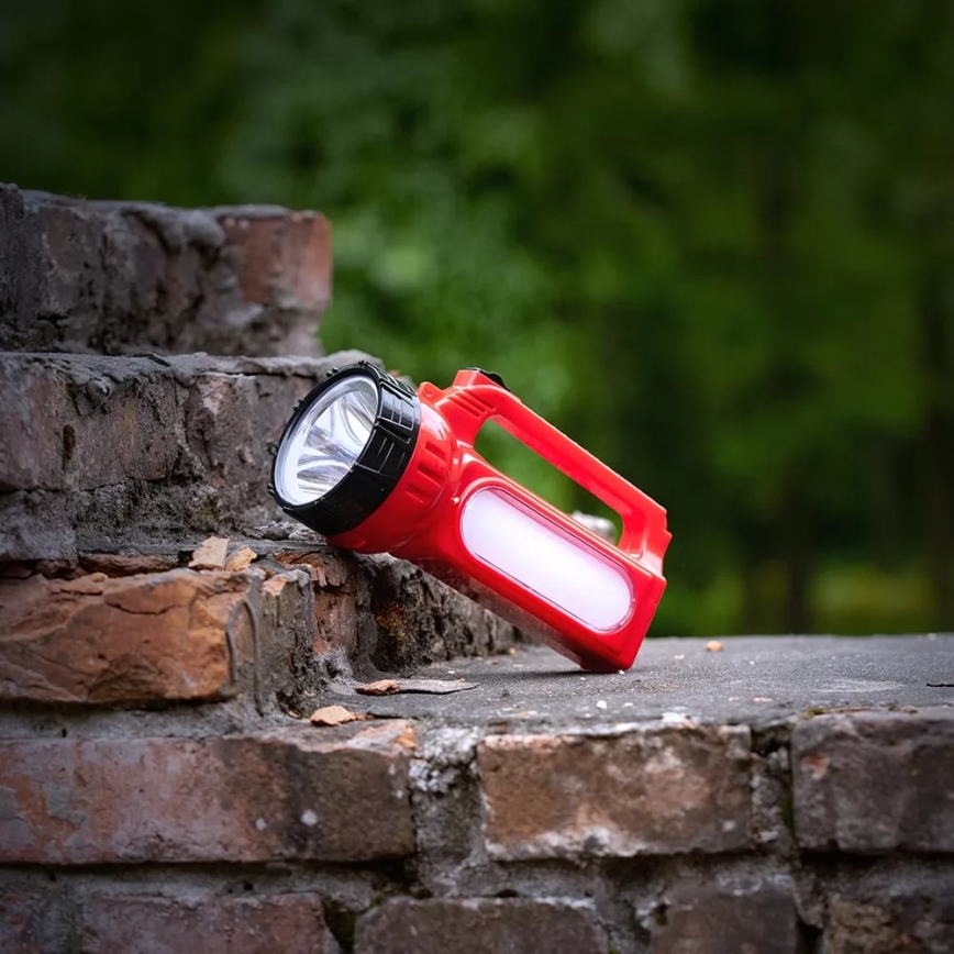 Soldrevet LED lommelygte genopladelig LED/7W/230V 400 skinnende 3200 mAh