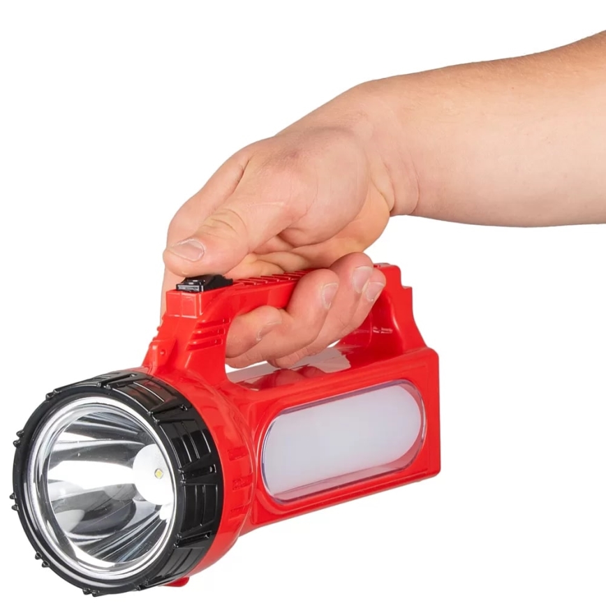 Soldrevet LED lommelygte genopladelig LED/7W/230V 400 skinnende 3200 mAh