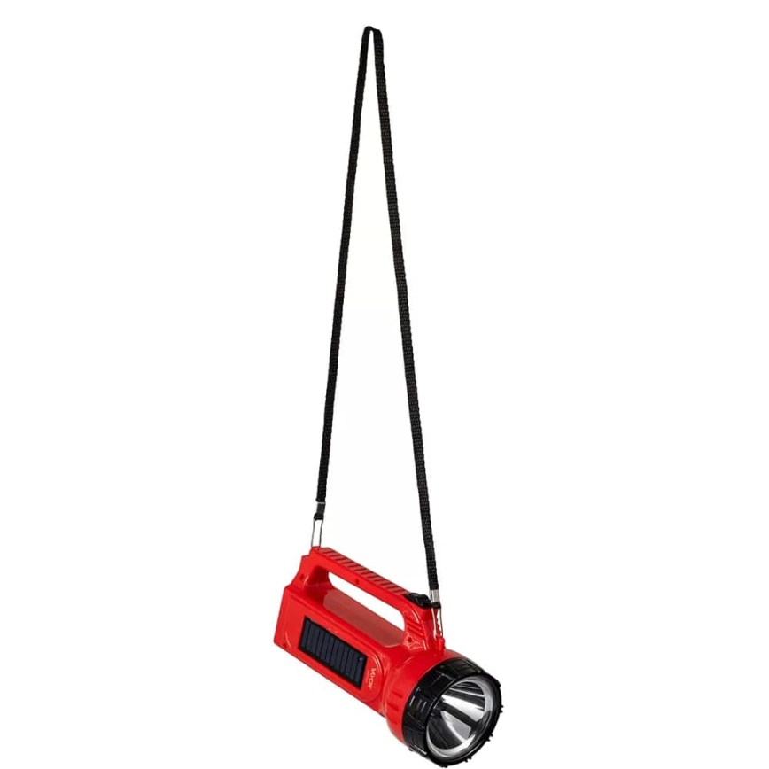 Soldrevet LED lommelygte genopladelig LED/7W/230V 400 skinnende 3200 mAh