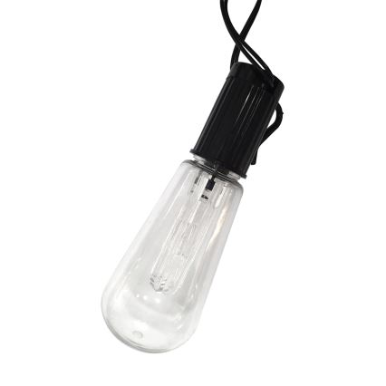 Soldrevet LED lyskæde 10xLED/1,2V 300 mAh 2,2 m IP44