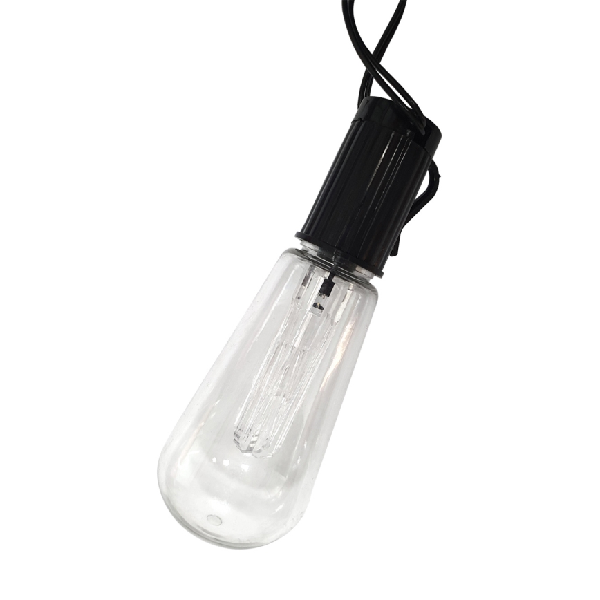 Soldrevet LED lyskæde 10xLED/1,2V 300 mAh 2,2 m IP44