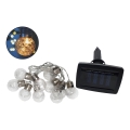 Soldrevet LED lyskæde 10xLED/1,2V 300 mAh 2,2 m IP44