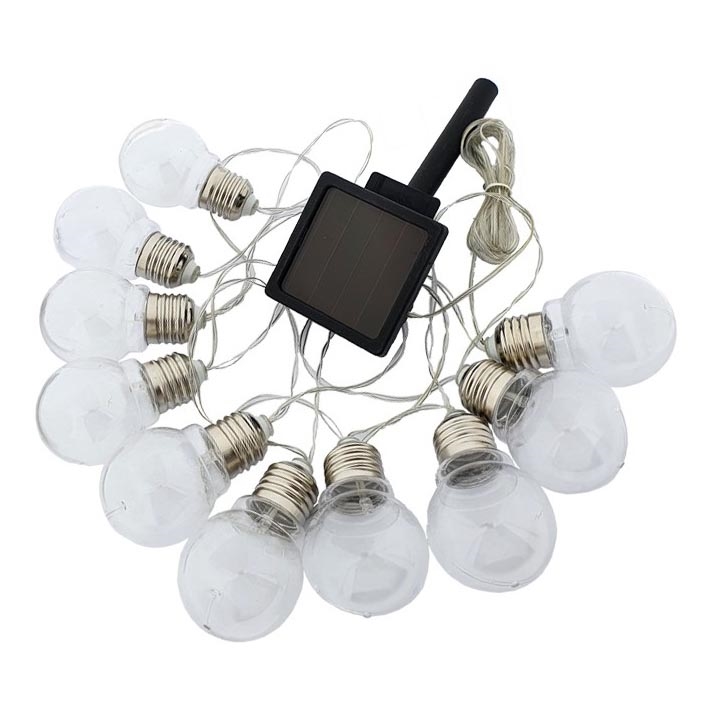Soldrevet LED lyskæde 10xLED/2 m IP44 varm hvid