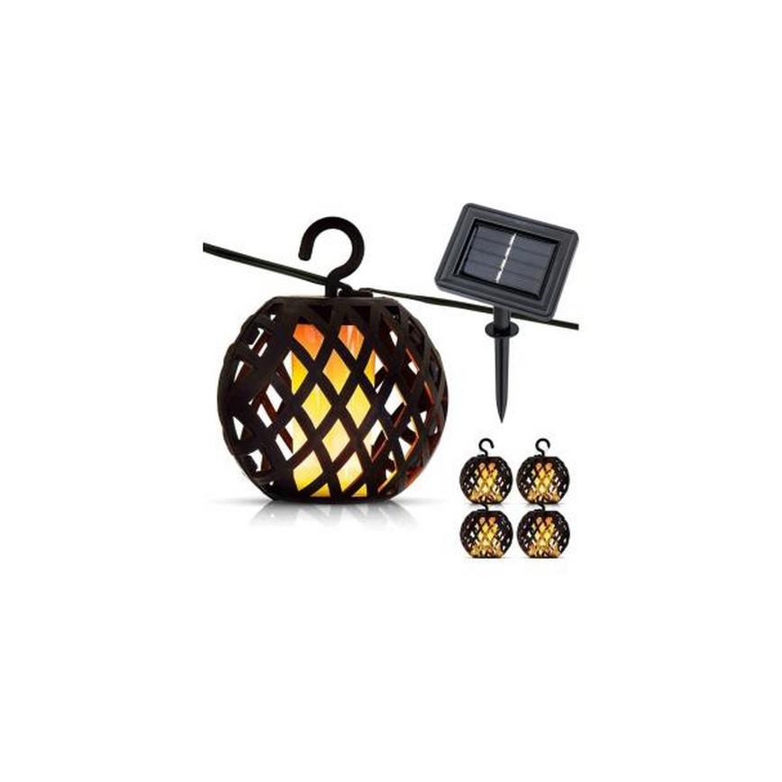 Soldrevet LED lyskæde 60xLED/2 m IP44