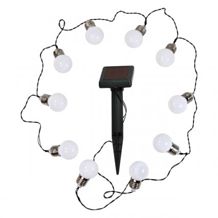 Soldrevet LED lyskæde LED/1,2V 300 mAh 3,8 m IP44