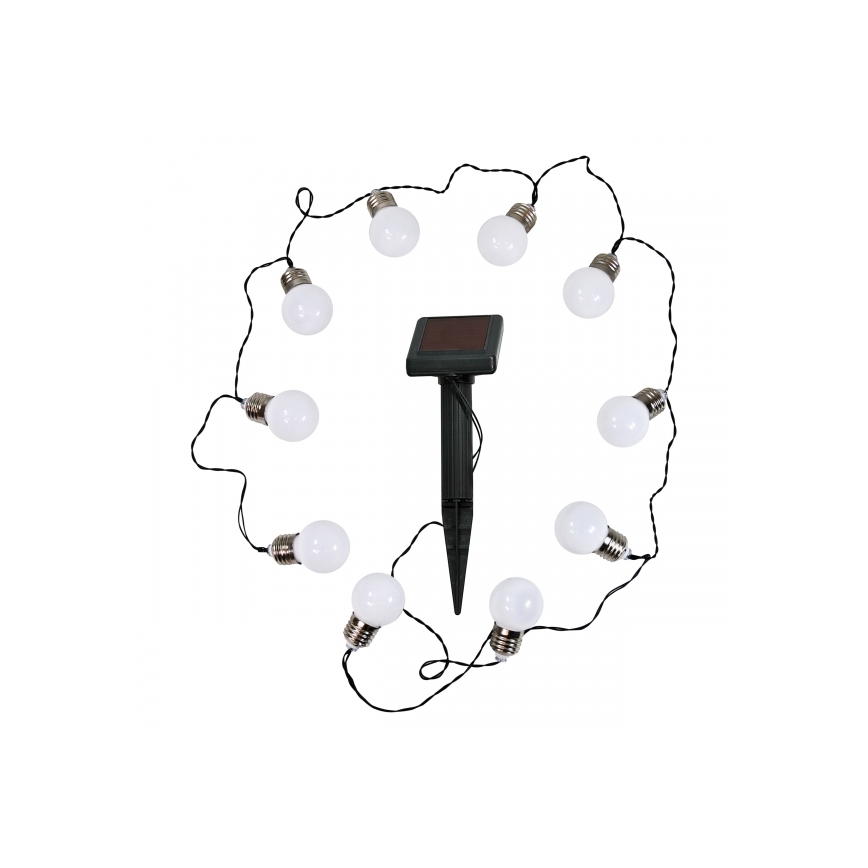 Soldrevet LED lyskæde LED/1,2V 300 mAh 3,8 m IP44