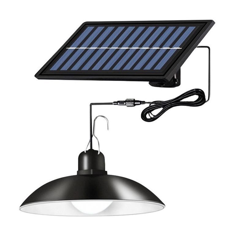 Soldrevet LED pendel dæmpbar LED/1,8W/3,7V IP44 6500K 1600 mAh + fjernbetjening