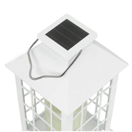 Soldrevet LED pendel LED/0,02W/1,2V 1xAA 2700K IP44 200 mAh hvid