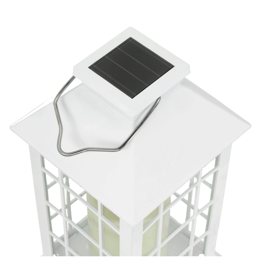 Soldrevet LED pendel LED/0,02W/1,2V 1xAA 2700K IP44 200 mAh hvid