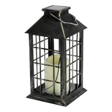 Soldrevet LED pendel LED/0,02W/1,2V 1xAA 2700K IP44 patina