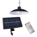 Soldrevet LED pendel m. skumringssensor dæmpbar LED/6W/3,7V 800 mAh IP44 + fjernbetjening