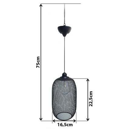 Soldrevet LED pendel MEGGY 1,2V 200 mAh IP44