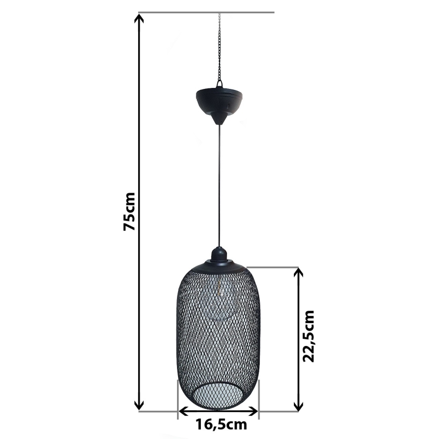 Soldrevet LED pendel MEGGY 1,2V 200 mAh IP44