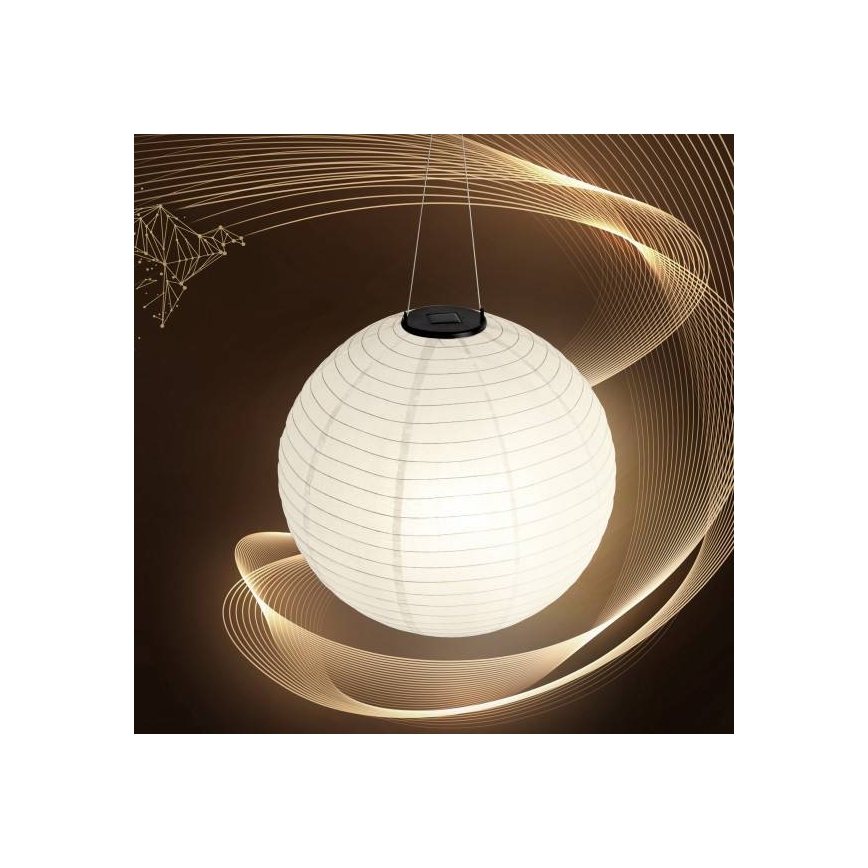Soldrevet LED pendel ORIGAMI LED/0,08W/1,2V 300 mAh diam. 30 cm IP44