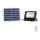 Soldrevet LED projektør dæmpbar LED/16W/3,2V 4000K IP65 10000 mAh + fjernbetjening