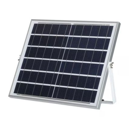Soldrevet LED projektør dæmpbar LED/16W/3,2V 4000K IP65 10000 mAh + fjernbetjening