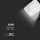 Soldrevet LED projektør dæmpbar LED/16W/3,2V 6000K IP65 + fjernbetjening