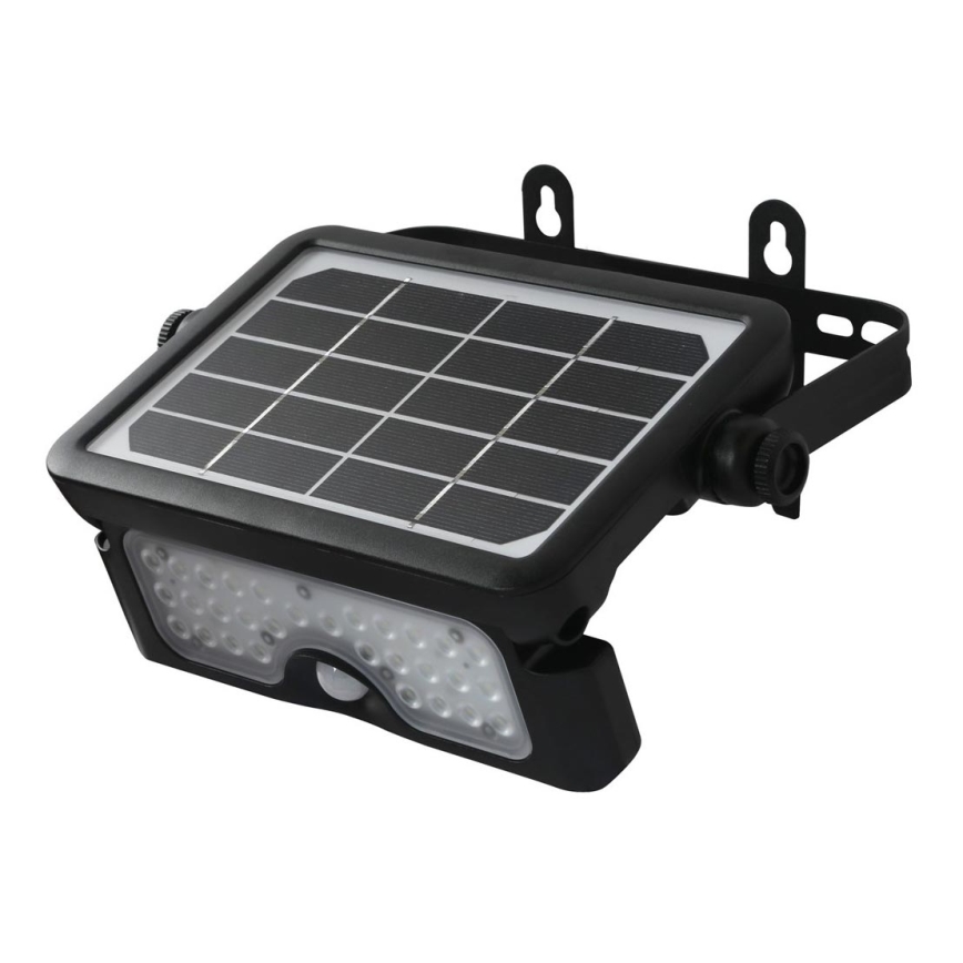 Soldrevet LED projektør m. bevægelses- og skumringssensor EPAD LED/5W/3000 mAh 3,7V 4000K IP65