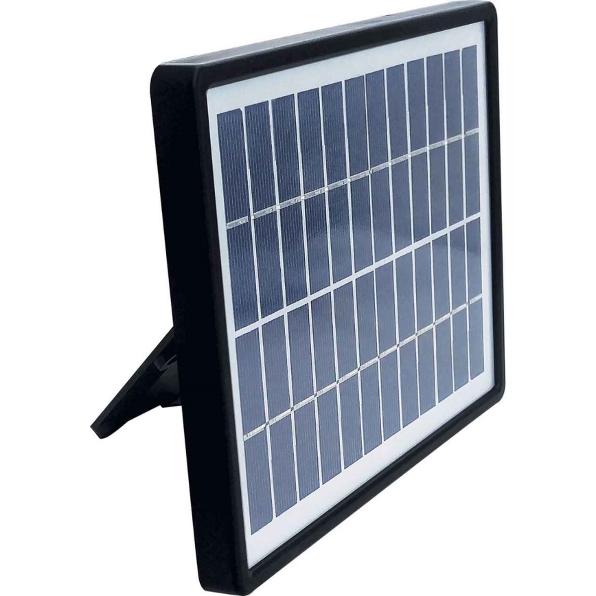 Soldrevet LED projektør m. sensor TOMI LED/10W/7,4V 1800 mAh IP44