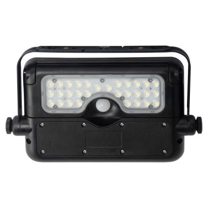 Soldrevet LED projektør m. bevægelses- og skumringssensor EPAD LED/5W/3000 mAh 3,7V 4000K IP65