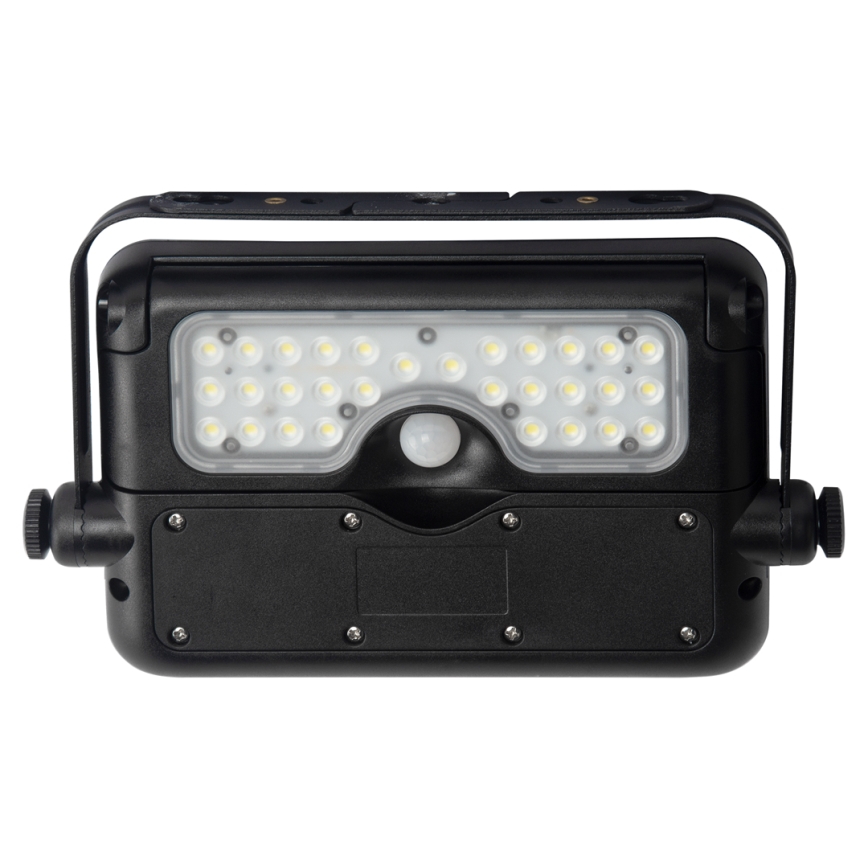 Soldrevet LED projektør m. bevægelses- og skumringssensor EPAD LED/5W/3000 mAh 3,7V 4000K IP65