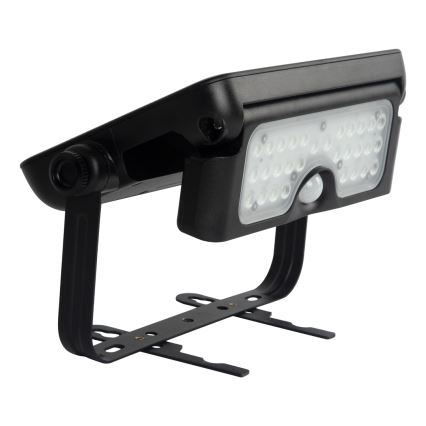 Soldrevet LED projektør m. bevægelses- og skumringssensor EPAD LED/5W/3000 mAh 3,7V 4000K IP65