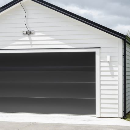 Soldrevet LED projektør m. bevægelses- og skumringssensor LED/20W/3,7V 1200 mAh IP44 + fjernbetjening