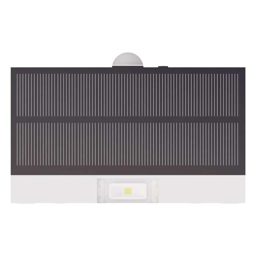 Soldrevet LED projektør med bevægelsessensor LED/3,7V 1200mAh 4000K IP65 hvid