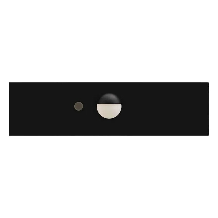 Soldrevet LED projektør med bevægelsessensor LED/3,7V 1200mAh 4000K IP65 sort