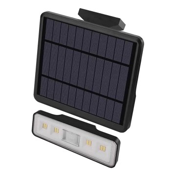 Soldrevet LED projektør med bevægelsessensor LED/3,7V 2500mAh 4000K IP54