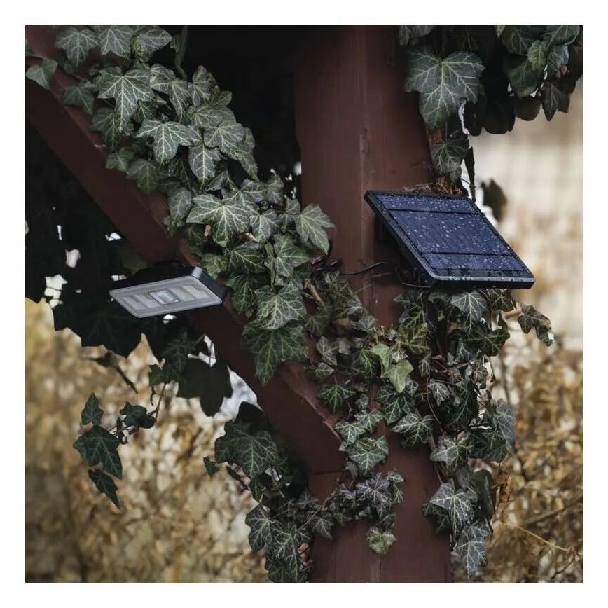 Soldrevet LED projektør med bevægelsessensor LED/3,7V 2500mAh 4000K IP54
