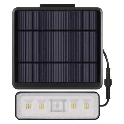 Soldrevet LED projektør med bevægelsessensor LED/3,7V 2500mAh 4000K IP54