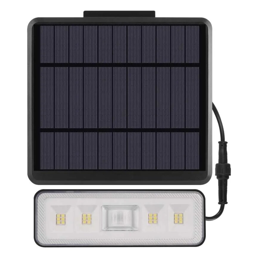 Soldrevet LED projektør med bevægelsessensor LED/3,7V 2500mAh 4000K IP54