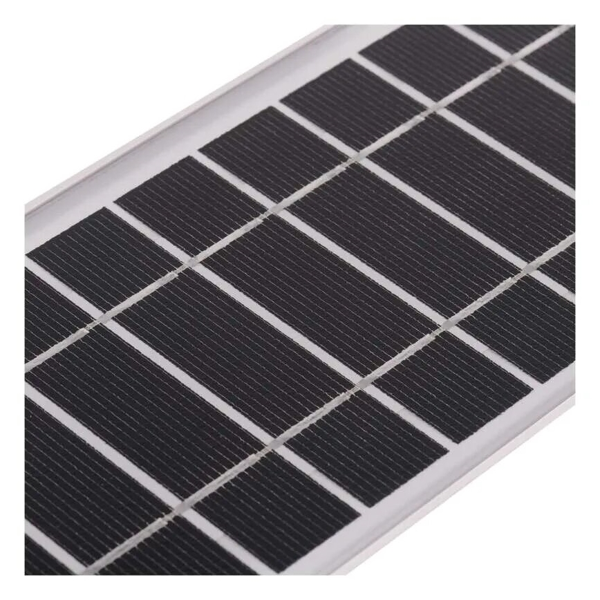 Soldrevet LED projektør med bevægelsessensor LED/3,7V 3000mAh 4000K IP65 sort